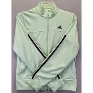 Adidas Mint Sea Green Full Zip Active Pastel‎ Track Jacket Women's Small